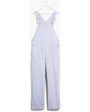 MW Denim Oversized Carpenter Overalls: Garment-Dyed Edition - Blue