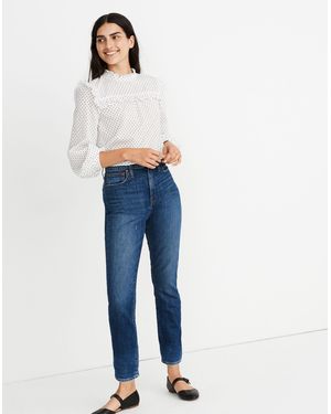 MW The Petite High-Rise Slim Boyjean - Blue