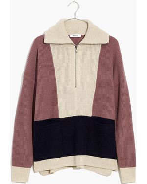 MW Glenbrook Half-Zip Pullover Jumper - White