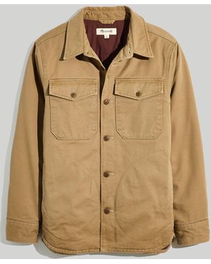 MW Quilted Shirt-Jacket - White
