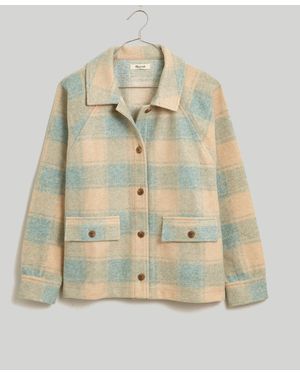 MW Brushed Jacquard Shirt Jacket - Natural