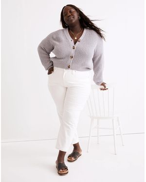 MW The Plus Curvy Perfect Vintage Jean - White