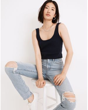 MW Clemence Cropped Jumper Tank - Blue