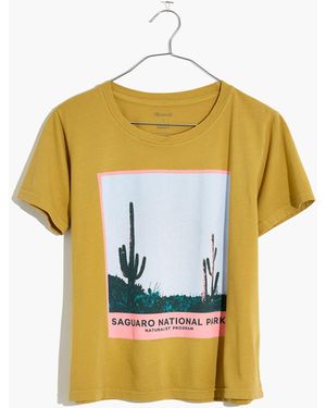 MW Madewell X Parks Project Saguaro National Park Crewneck Tee - White