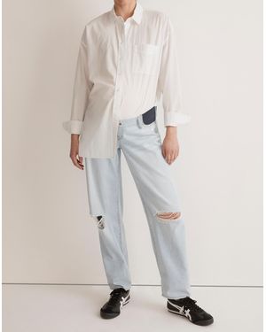 MW The Maternity Side-Panel Slouchy Boyjean - Natural