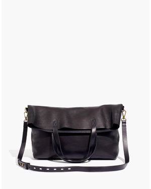 MW The Foldover Transport Tote - Black