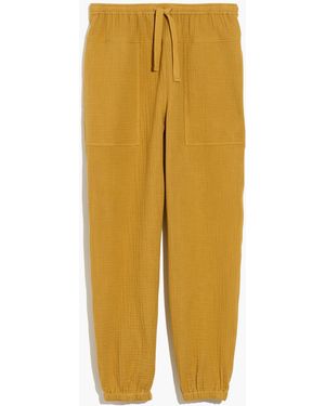 MW Lightspun Pull-On Mid-Rise Jogger Trousers - Natural