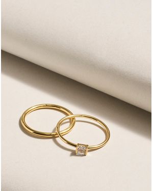 MW Demi-Fine Stacking Ring Set - Natural