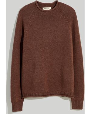 MW Rolled Mockneck Jumper - Natural