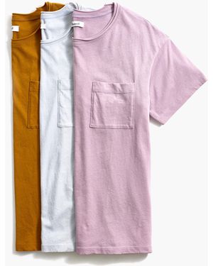MW Softfade Cotton Oversized Pocket Tee - Pink