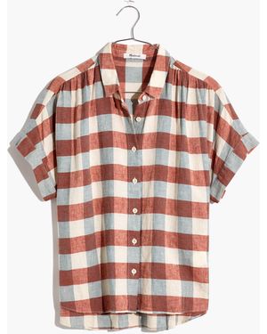 MW Linen-Blend Hilltop Shirt - White