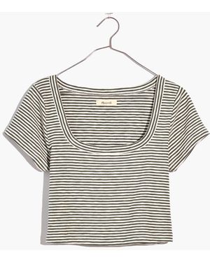 MW Westville Crop Tee - White