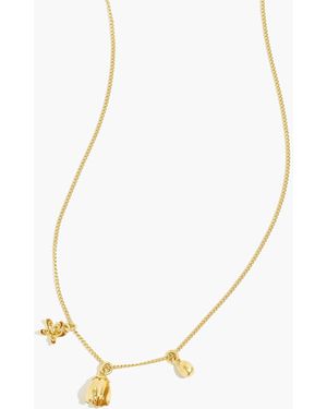 MW Petalbud Pendant Necklace - Metallic