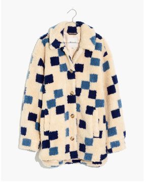MW (Re)Sourced Sherpa Belrose Shirt-Jacket - White