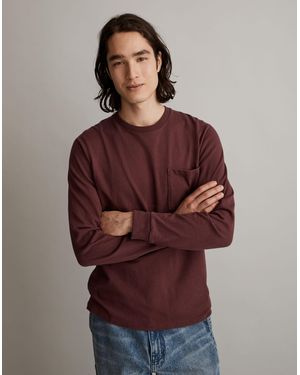 MW Relaxed Long-Sleeve Tee - Brown