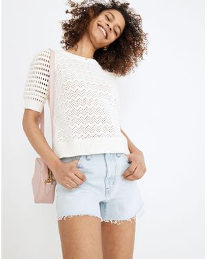 MW Atwater Crochet Jumper Tee - White