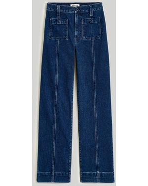 MW The Petite Perfect Vintage Wide-Leg Jean - Blue