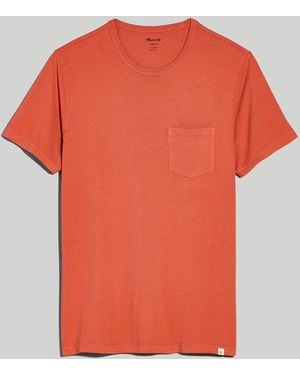 MW Garment-Dyed Allday Crewneck Pocket Tee - Multicolour
