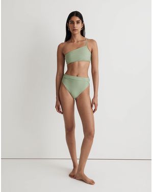 MW High-Rise Crossover Bikini Bottom - Natural