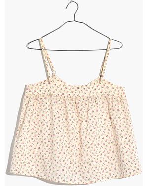 MW Stitched Swing Tank Top - White