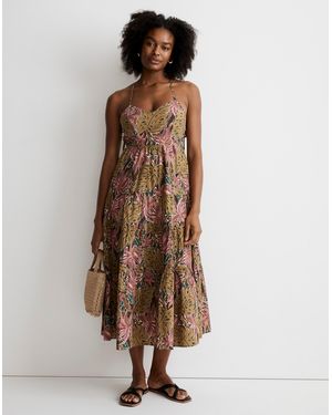 MW Sidonie Poplin Maxi Dress - Natural