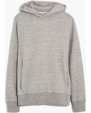 MW Brushed Hoodie Sweatshirt - Grey