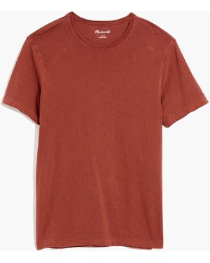 MW Garment-Dyed Allday Crewneck Tee - Brown