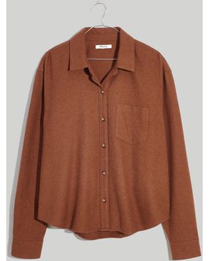 MW Flannel Kempton Button-Up Shirt - Brown