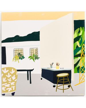 MW Good For The Bees Studio Art Print - White