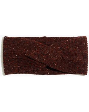 MW Knotted Wool Covered Headband - Brown