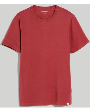 MW Garment-Dyed Allday Crewneck Tee - Pink