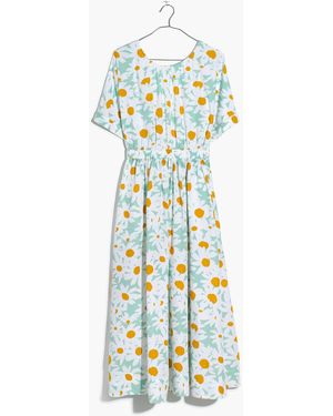 MW Tie-Back Maxi Dress - White