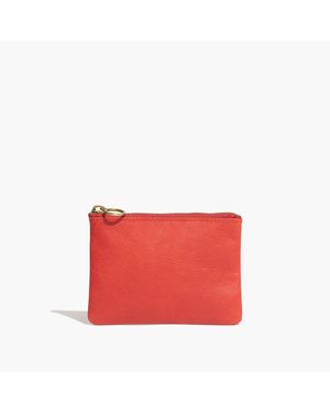 MW The Leather Pouch Wallet - Red
