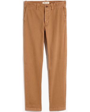 MW Slim Brushed Chino Trousers - Black