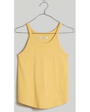 MW Supima&Reg; Rib '90S Tank - White