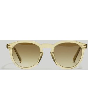 MW Round Acetate Sunglasses - Natural