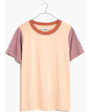 MW Supima&Reg; Cotton Essential Ringer Tee - Natural
