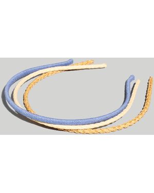 MW Three-Pack Skinny Headbands - Metallic