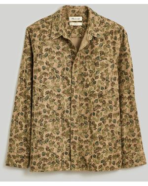 MW Sunday Flannel Easy Long-Sleeve Shirt - Brown