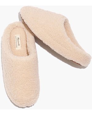 MW Sherpa Scuff Slippers - White