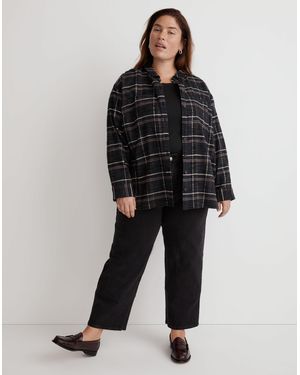 MW Plus Slub Flannel Sunday Shirt - Black