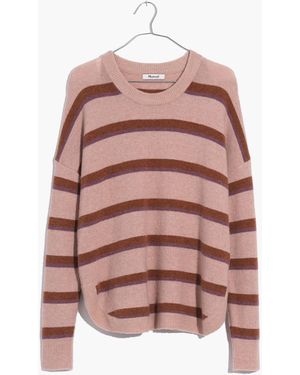MW Westlake Striped Pullover Jumper - White