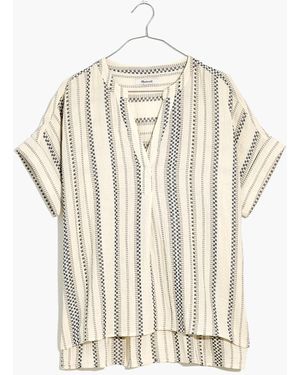 MW Lightspun Lakeline Popover Shirt - White