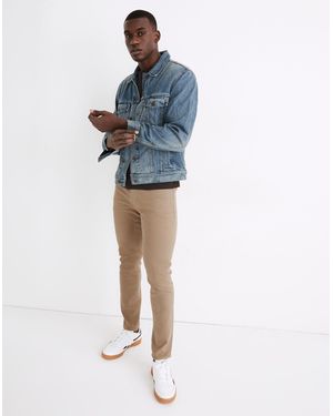 MW Garment-Dyed Athletic Slim Jeans - Blue