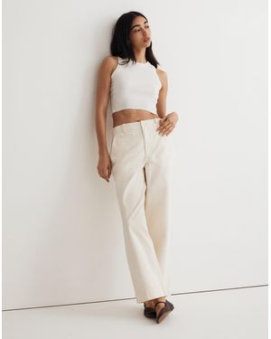 MW Relaxed Chino Trousers - White