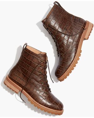 MW The Clair Lace-Up Boot - Brown