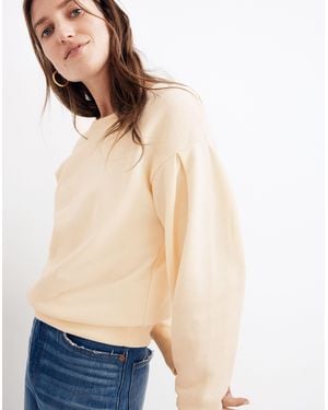 MW Pleat-Sleeve Sweatshirt - Blue