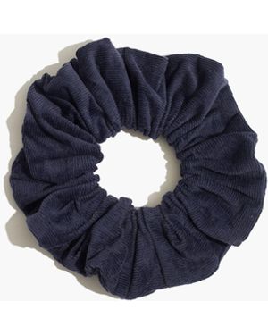 MW Corduroy Oversized Scrunchie - Blue