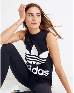 MW Adidas&Reg; Originals Trefoil Tank Top - Blue