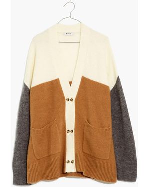 MW Allston Double-Button Cardigan Jumper - Natural